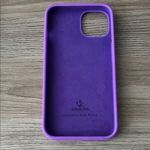 Purple Silicone Phone Case - Slim Protective Cover - iPhone 13